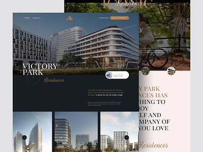 Residential Property Landing Page apartment architecture building buy house landing page minimal property property management property website real estate landing page real estate website realtor residence web design