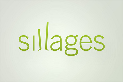 Logo design for the Sillages Dance Festival. danse graphiste logo paris