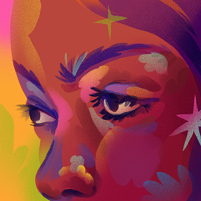 Eyes - for Capital Rainbow Refuge canada character illustration lgbtq magical procreate queer texture