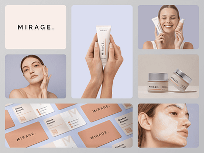 Mirage: Cosmetics Logo & Branding beauty branding beauty logo brand identity brand strategy branding cosmetics branding cosmetics logo logo design skincare branding skincare logo