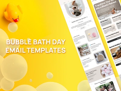 Bubble Bath Day Email Templates bubble bath day email design email email builder email campaign email design email marketing email newsletter email templates html email newsletter web design