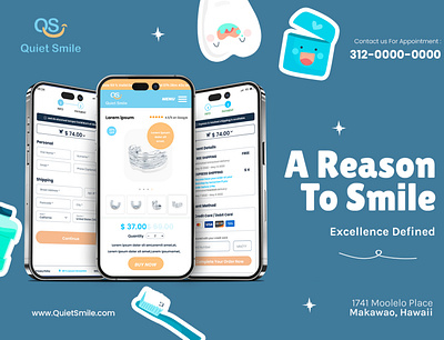 Dental Mobile App Design Template app app design app template branding dental app design dental app design template design graphic design illustration logo typography ui ux vector