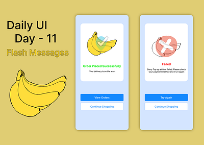 Daily UI Day 011- Flash Messages colourpallate design figma illustration logo typography ui ux