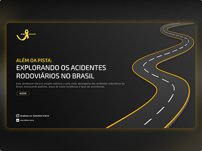 🛣️Dashboard Road Accidents in Brazil accidents bi business intelligence dashboard datavisualization dataviz design figma insight kpi microsoft microsoft power apps microsoft power bi power apps power bi ui uiux ux