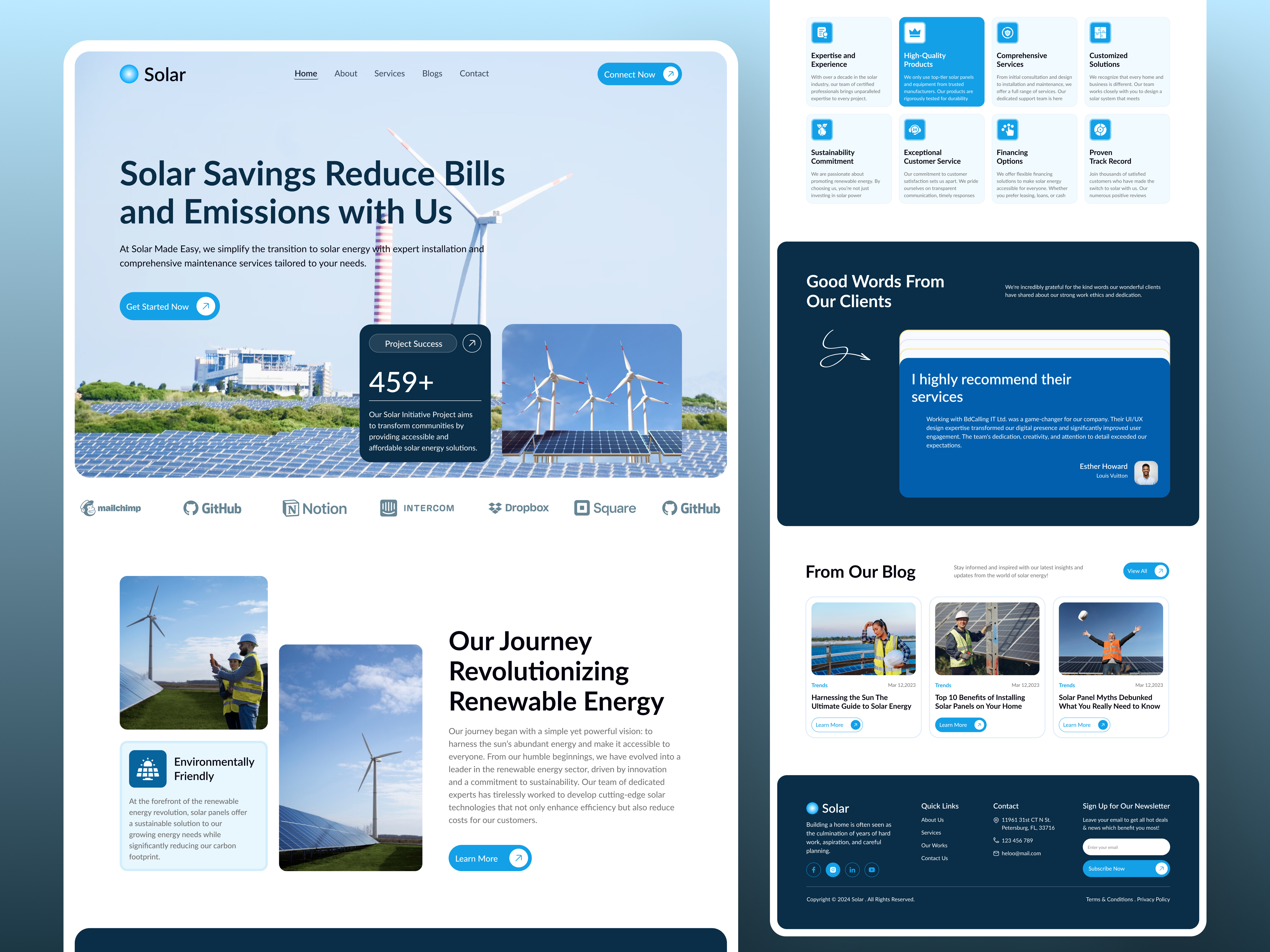Example of Complete Website UI/UX Design (10 Page)
