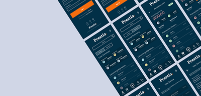 Prestio App 3-Day Challenge: UX Design & Development finance app loan app ui ux ux design ux research
