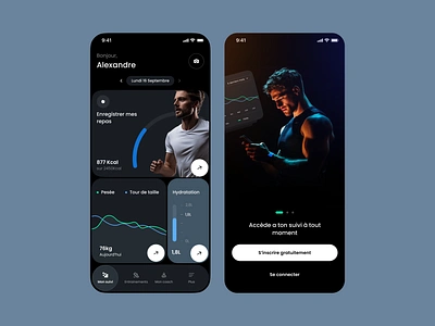 Reimagining Coaching Management coaching dark fitness health meal mobile mode modern planner tracking ui uidesign ux uxdesign