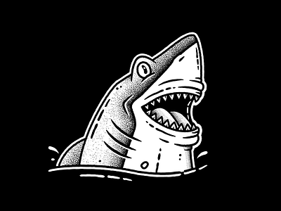 Happy Shark, Happy Life branding character design design illust illustration logo punk rock shark ska vector