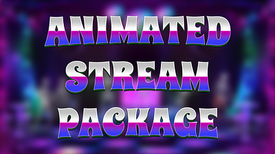 Skull Party Stream Package animated overlay animation graphic design mascot logo motion graphics stream pack streaming twitch twitch overlay