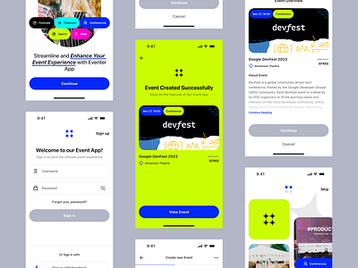 Eventer - Event creating app app app ui app ui design design e ticket app eticket event event app inspiration ios app ios design mobile app mobile ui ticket ticket app ticket app ui ui ui design ux ux design