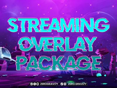 Gallaxy Twitch Overlay gallaxy overlay gaming overlay graphic design illustration logo mascot logo stream pack streaming twitch twitch overlay