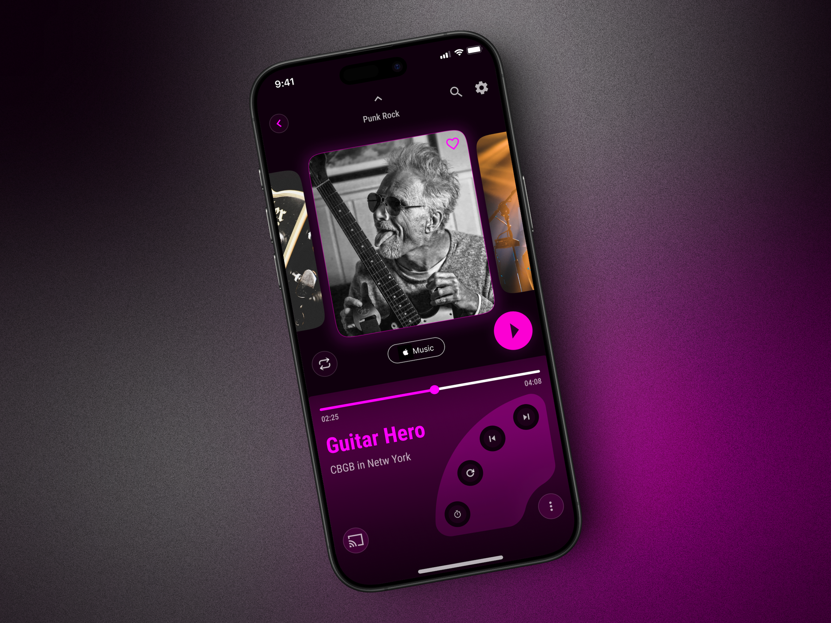 Music App UI Design Concept ai ai app design app app concept app design application design concept design design figma ios design minimalist mobile design music app mvp design open to work product design ui uiux uiux design ux