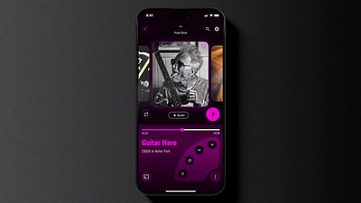 Music App UI Design Concept ai ai app design app app concept app design application design concept design design figma ios design minimalist mobile design music app mvp design open to work product design ui uiux uiux design ux