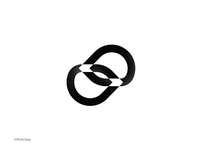 Infinite Loop Logo Mark 2d 3d adobe branding design design art designer graphic design identity illustration infinite logo logodesign logos loop mark ui