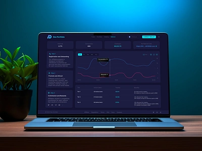 Affiliate Program Page Crypto Platform admin dashboard admin panel admin ui affiliate affiliate program crypto dashboard dashboard dashboard ui defi defi platform finance dashboard financial dashboard product design referral referral program saas dashboard saas product web design web3 web3 platform