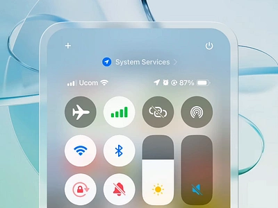 AirDrop Button Animation animation flat icons ios mobile ui vector