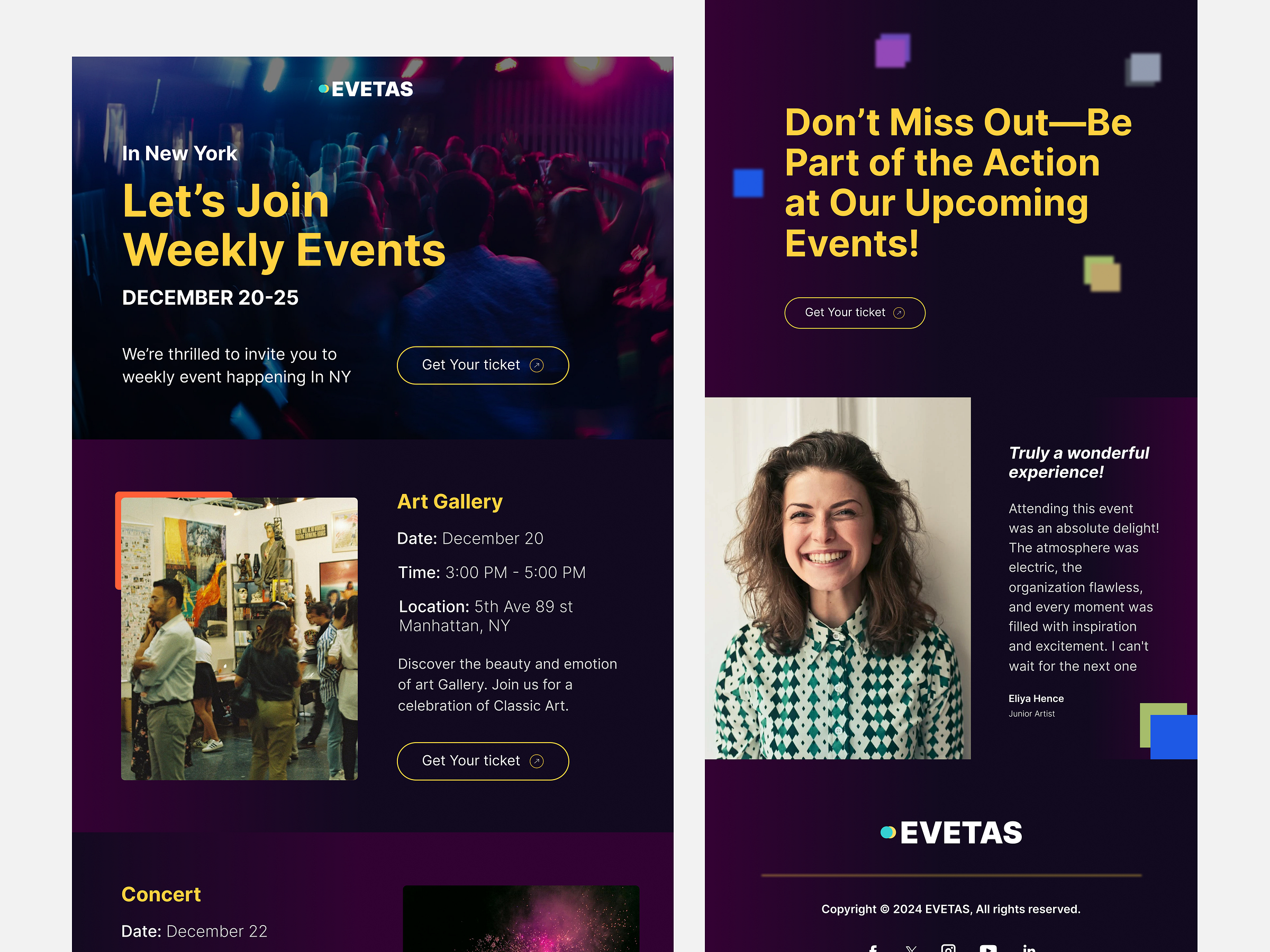 Event Email Template by Ahsan Raz 👑 on Dribbble