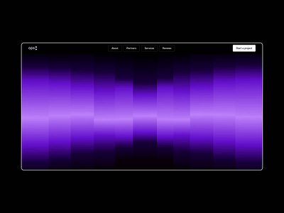 Ops | Landing page after effects animation design landing transition ui ux web webdesign