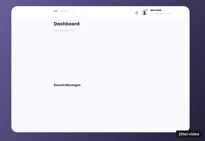 Analytical Dashboard Concept animation ui