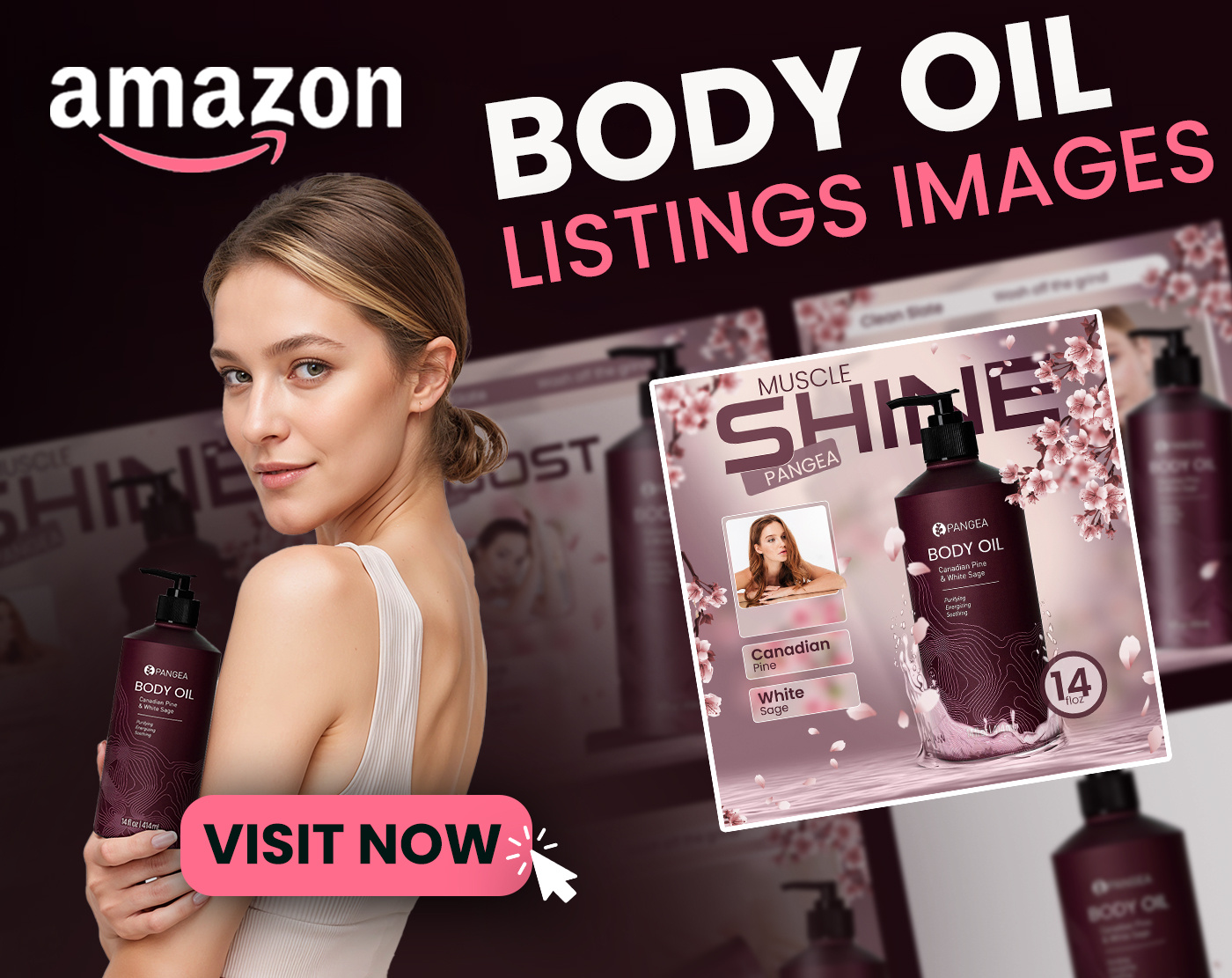 Moisturizing Body Oil – Stunning Amazon Listing Design amazon amazon listings design body oil beauty products design body oil design branding creative design custom amazon layout design design product images ebc ebc design graphic design listings logo product design product optimization product presentation professional amazon listings visual design for products