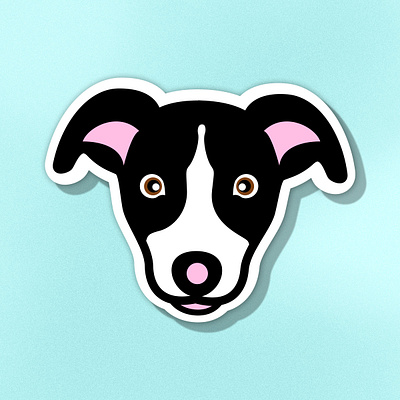 A Whippet Named Fezzik graphic design logo