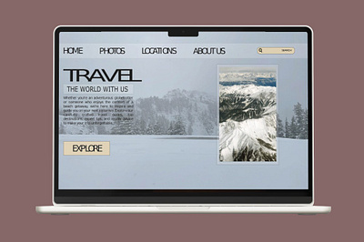 Travel Website Design animation branding graphic design illustration