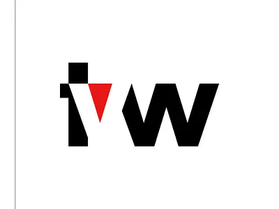 Day 37: Television News Network Logo - TVW #dailylogochallenge brand identity branding dailylogochallenge graphic design logo news channel logo wordmark
