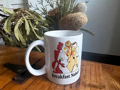 Breakfast Noises - personal project/merch art cup illustration merch mug product