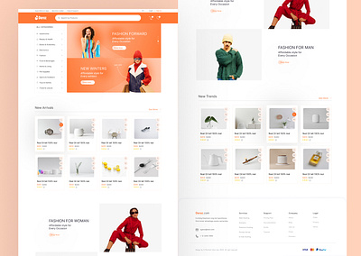 Redesign Daraz e-commerce site concept job portal website landing page redesign website ui ux