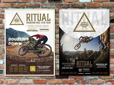 Killed Mountain Bike Film Tour Poster Project bike biking film film poster film tour mountain bike mountain biking shimano touring