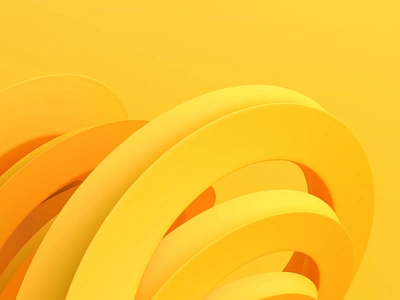 Abstract animation 3d abstract animation art background blender branding clean cover design elegant endless loop minimalist motion graphics render shape simple visual yellow