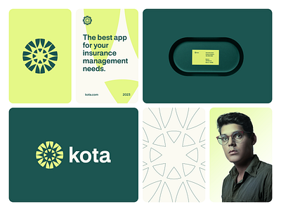 Kota Direction 14 b2b b2c branding branding and identity clean corporate design dribbble graphic design identity insurance logo logo design logo designer logo mark marketing minimal modern simpe tech