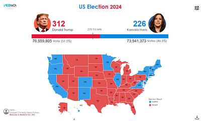 United State Electoral Analysis bi branding da dataanalytics datascience design graphic design ui