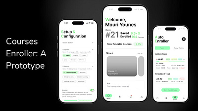 Courses App android app branding design figma flutter illustration ios mobile ui