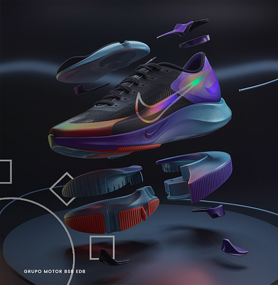 Nike 3d branding design designer graphic design ia illustration motion graphics nike post rede social social media