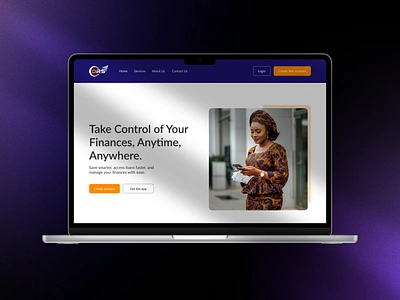 Landing page shot africa design landing page ui nigerian ui uiux ux website