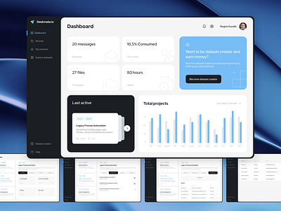 AI Bot Assistant Web App designsystem figma responsicedesign ui userexperience userresearch ux webapp