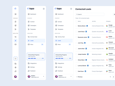 Topo Sidebar Design ai darkmode dashboard datainfrastructure design designsystem lightmode minimal saas sidebar ui userexperience ux webapp