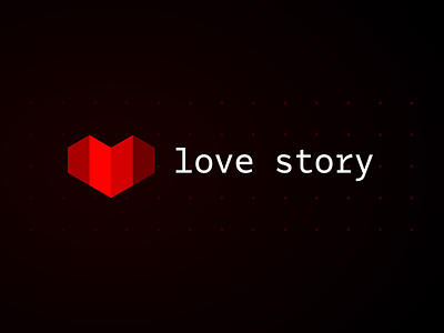 Love Story, dating app logo design: heart, folded paper airplane ai artificial intelligence connections folded paper heart intelligent letter letters logo logo design love match matching meaningful messages messaging origami romance story streamlined