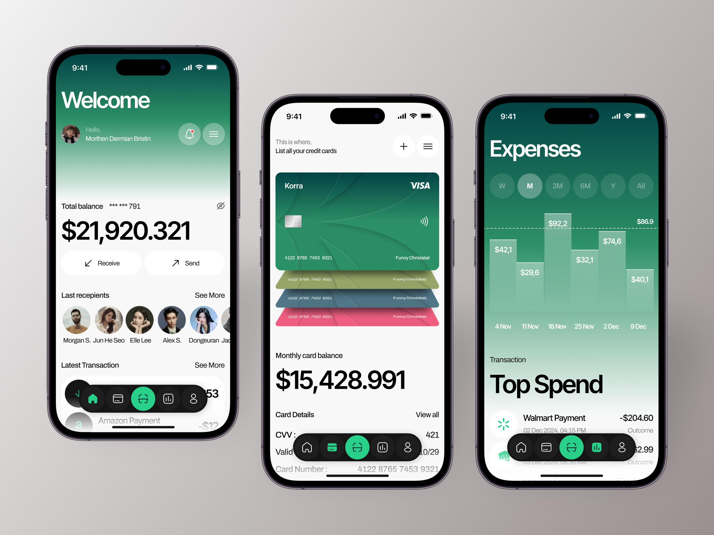 Example of Mobile App Design Per Screen