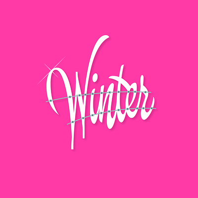 Winter // lettering design font lettering letters logo type typeface typography winter wordmark