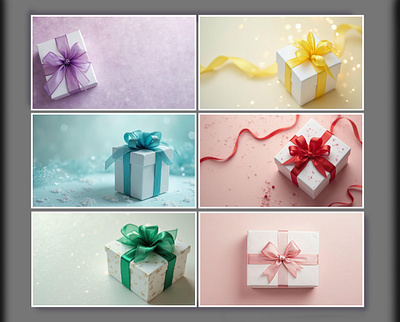 Gifts Background Showcase 3d background gift