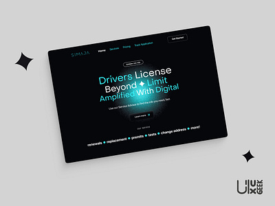 SIMAJA UI DESIGN | Drivers License website 3d driverslicense fb figma graphic design indonesia kapolri logo renwals sim twitter ui uidesign uiuxgeekid