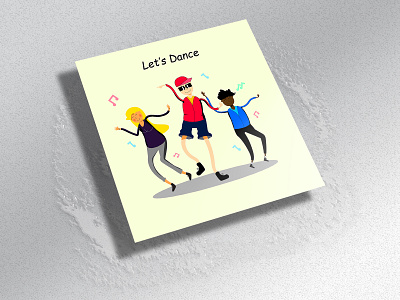 Let's Dance Party Post cheerful children children illustration dance dancing dancing characters dancing illustration design graphic art graphic design graphics happy illustration illustration graphics party photoshop photoshop art photoshop graphics