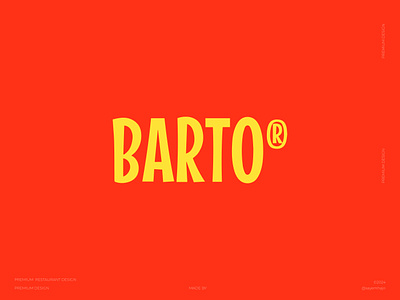 BARTO® - Logo Design abstract logo brand designer brand identity branding business logo company logo creative logo food logo letter mark logo logo creator logo design logo designer logo type logodesign minimalist logo modern logo professional logo restaurant logo unique logo wordmark logo