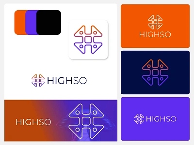 Highso gaming logo design abstract logo apps icon blockchain logo brand identity branding corporate gaming logo h letter logo initial logo letter logo line art logo logo logo design logo mark logos luxury logo modern logo nft tech logo