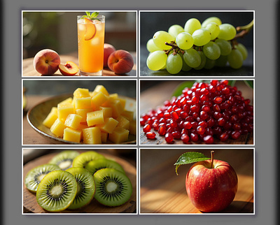 Fruits food fruits graphic menu