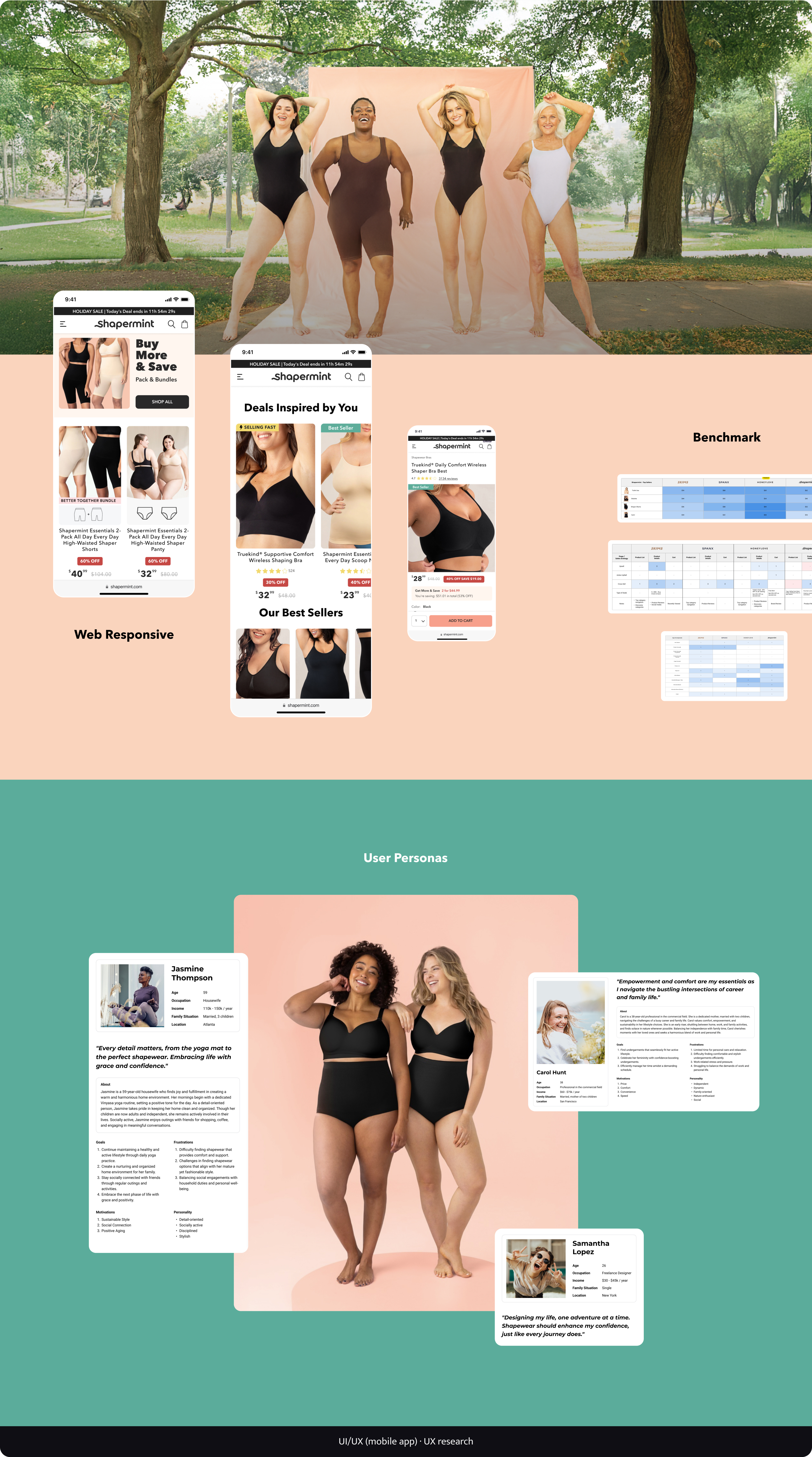 Shapermint – UX/UI Design app design ui ux design