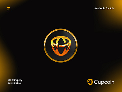 Cupcoin - Crypto, Blockchain, Bitcoin Logo Concept a b c d e f g h i j k l m n bitcoin branding coin crypto cup cupcoin defi digital wallet icon letter c letter ccup letter mark logo logo design logo designer logo icon modern logo online wallet web3