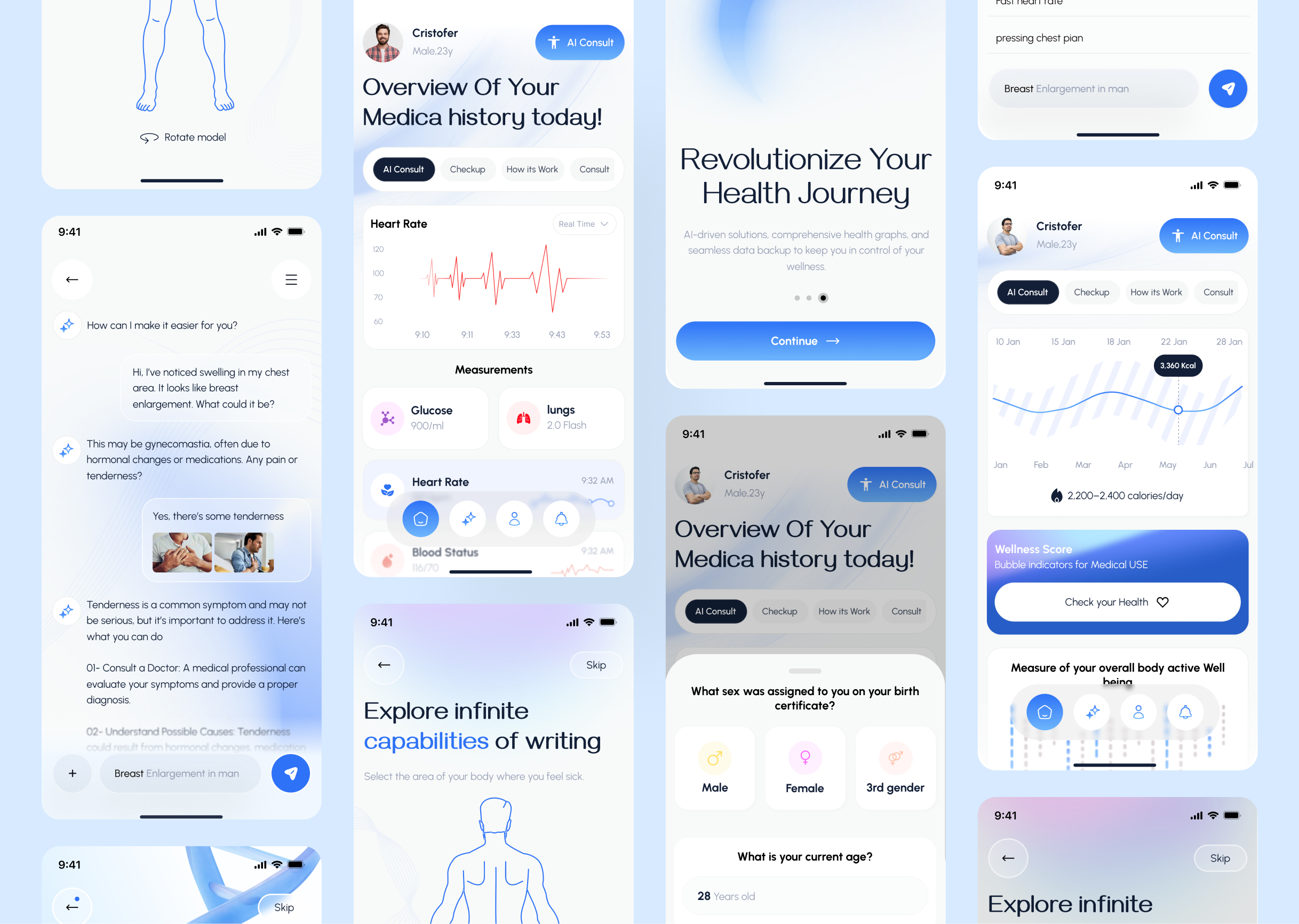 Medica | AI Powered Healthcare App aihealthcare appinterface creativeui designimpact designinspiration digitalhealth dribbblecommunity healthcareapp healthtechinnovation medtechdesign minimalui mobileappdesign productdesign smarterhealth uiuxdesign uiuxinspiration userexperiencedesign uxmotion uxtrends